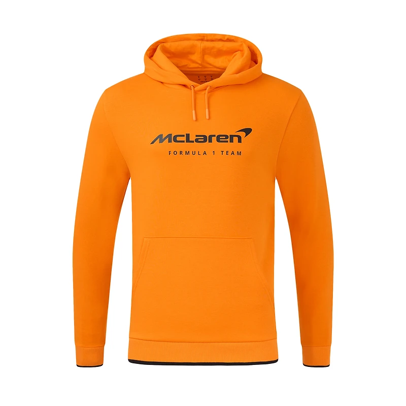 Sweat à capuche unisexe orange McLaren F1 Team 2025 Core Essentials
