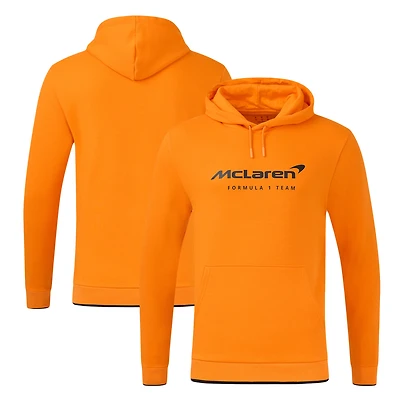 Sweat à capuche unisexe orange McLaren F1 Team 2025 Core Essentials