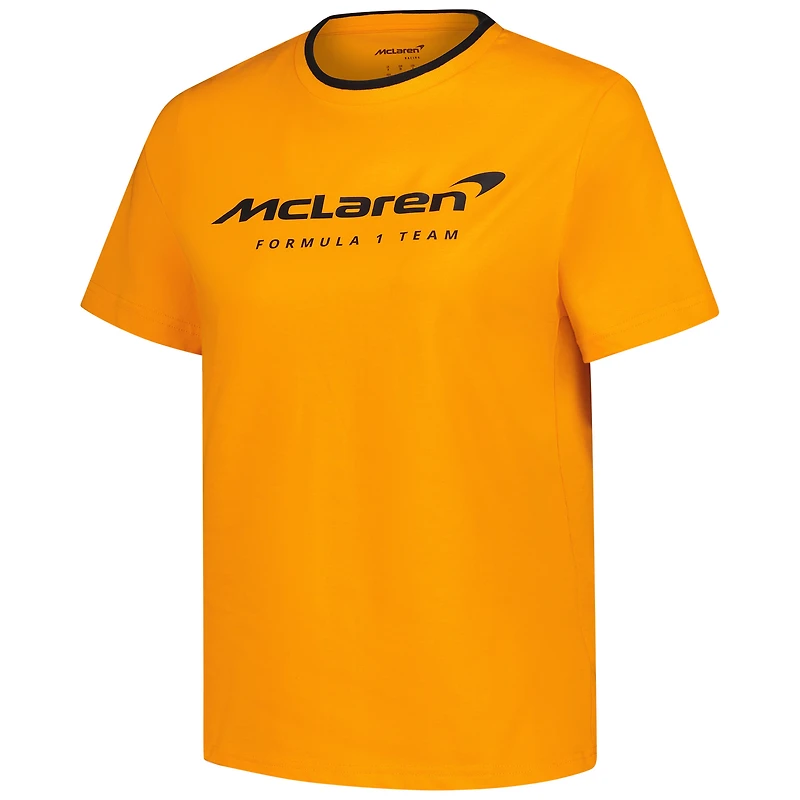 T-shirt orange McLaren F1 Team Core Essentials pour femme