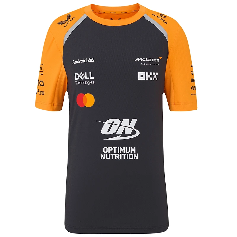 Youth McLaren  Anthracite/Orange F1 Team 2025 Replica Set Up T-Shirt