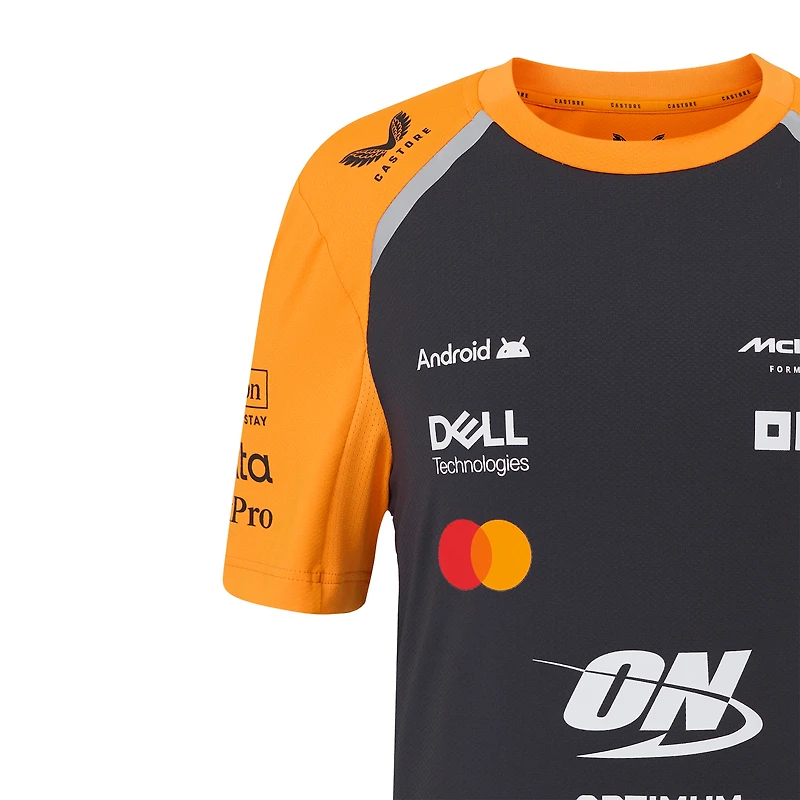 Youth McLaren  Anthracite/Orange F1 Team 2025 Replica Set Up T-Shirt