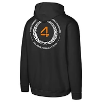 Sweat à capuche noir Lando Norris, champion du monde des pilotes de l'écurie McLaren F1 Team 2025, pour jeunes la marque Outerstuff.