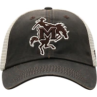 Men's Top of the World Brown McNeese State Cowboys Scat Mesh Trucker Snapback Hat