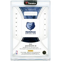 Carte de recrue autographiée de GG Jackson II (Memphis Grizzlies) 2024-25 Panini Immaculate Collection Modern Marks Sapphire #MM-GGJ #8/15