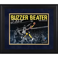 Ja Morant Memphis Grizzlies Fascimile Signature Framed 11" x 14" 2022 Postseason Round 1 Game 5 Winner Buzzer Beater Spotlight with Facsimile Signature