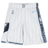 Ja Morant Memphis Grizzlies Game-Used White Nike City Edition Shorts from the 2025-26 NBA Season - Size 36