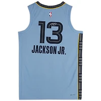 Maillot Swingman Jordan bleu clair autographié par Jaren Jackson Jr. des Memphis Grizzlies