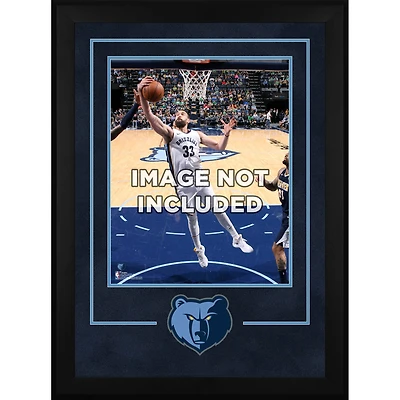 Cadre vertical de luxe 16" x 20" des Memphis Grizzlies avec logo de l'équipe