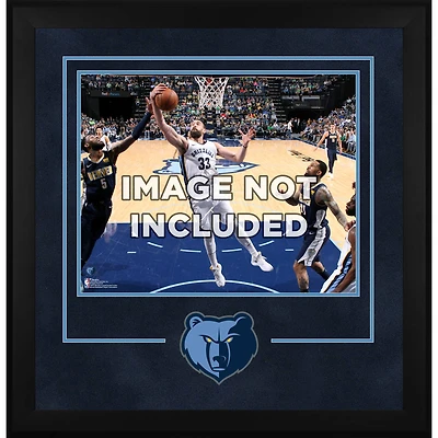 Cadre d'installation horizontal de luxe 16" x 20" des Memphis Grizzlies avec logo de l'équipe