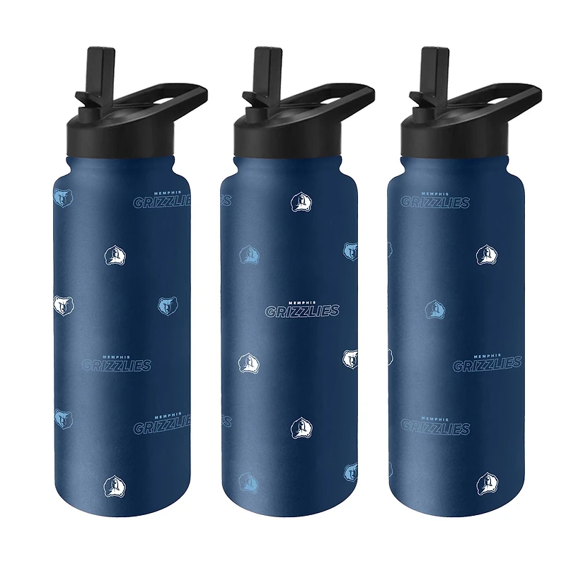 Bouteille de boisson désaltérante Memphis Grizzlies de 34 oz.
