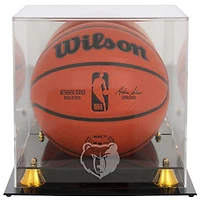 Memphis Grizzlies Golden Classic Team Logo Basketball Display Case