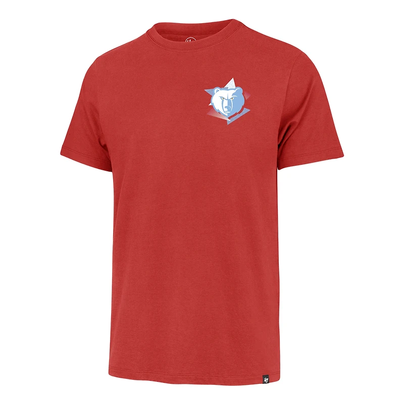 Men's '47 Red Memphis Grizzlies City Edition Backboard T-Shirt