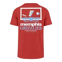 T-shirt rouge pour homme '47 Memphis Grizzlies City Edition Backboard