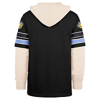 Men's '47  Black Memphis Grizzlies Split Zone Cornerback Duo Hoodie