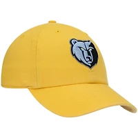 Men's '47  Light Blue Memphis Grizzlies Core Logo Clean Up Adjustable Hat