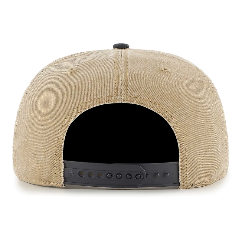Casquette snapback Chilmark Captain des Memphis Grizzlies pour homme, kaki/bleu marine, '47