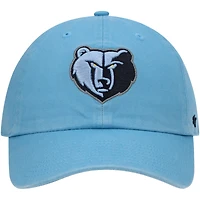 Casquette réglable Memphis Grizzlies Team Clean Up '47 bleu clair pour homme