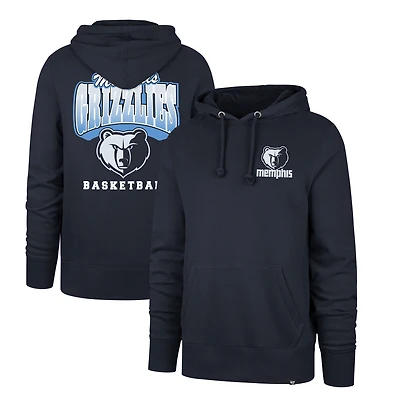 Men's '47 Navy Memphis Grizzlies 2025/26 City Edition Jab Step Headline Hoodie