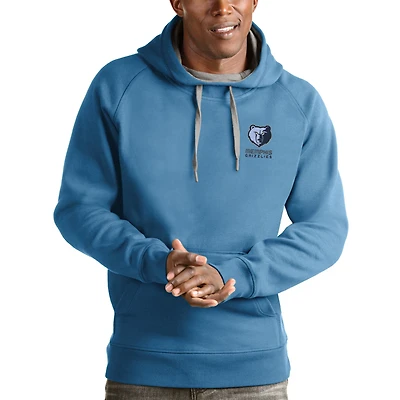 Sweat à capuche Victory bleu Antigua pour homme des Memphis Grizzlies