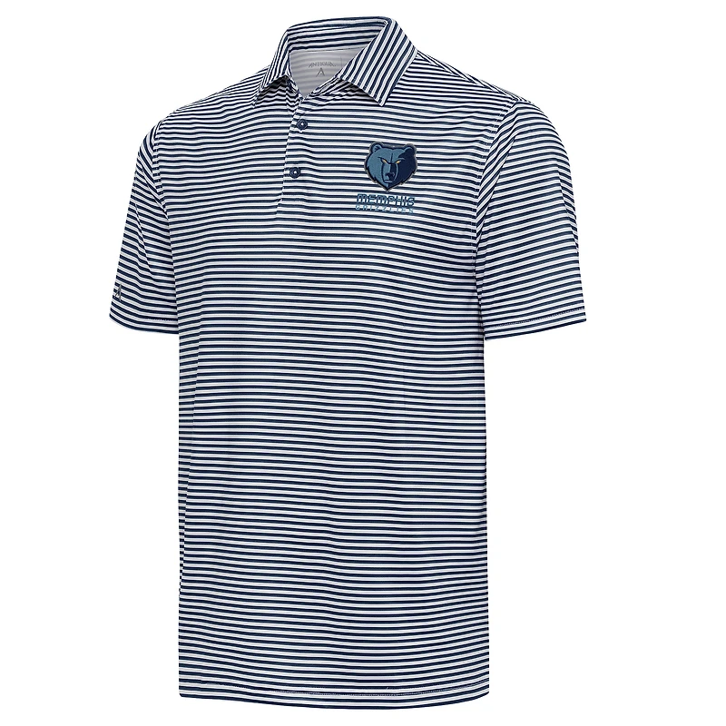 Polo bleu marine Antigua pour homme des Memphis Grizzlies Skills