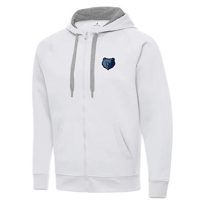 Men's Antigua Memphis Grizzlies Big & Tall Victory Full-Zip Hoodie Jacket