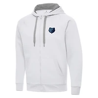 Men's Antigua Memphis Grizzlies Big & Tall Victory Full-Zip Hoodie Jacket