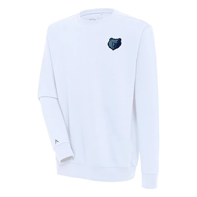 Sweat-shirt Victory blanc Antigua pour homme des Memphis Grizzlies