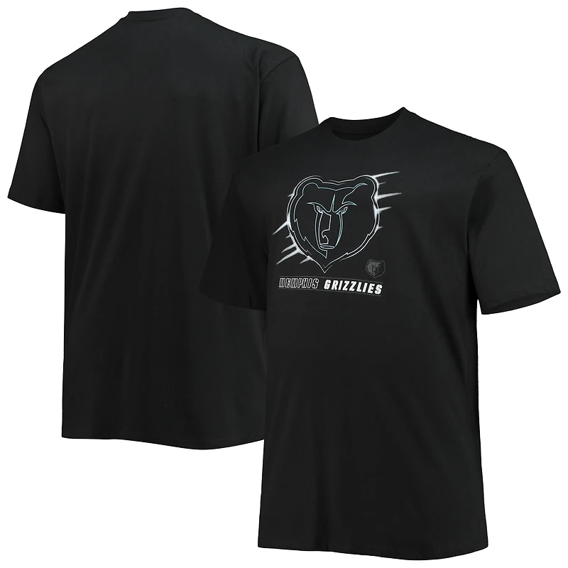 T-shirt noir Memphis Grizzlies Big & Tall Pop pour homme