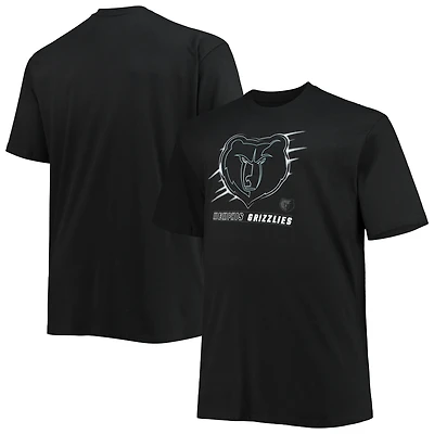 T-shirt noir Memphis Grizzlies Big & Tall Pop pour homme