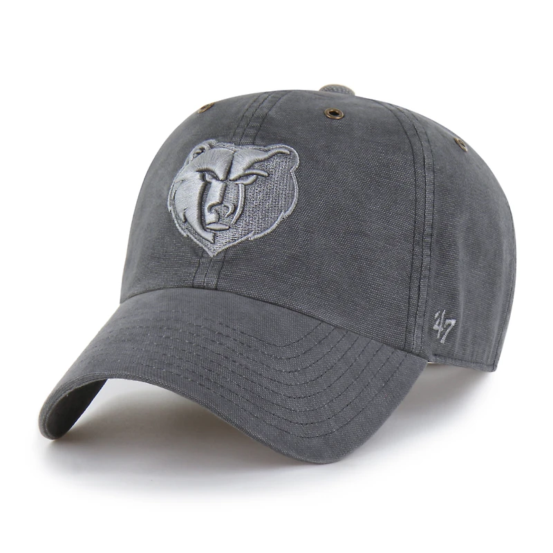 Casquette ajustable Carhartt x '47 Charcoal Memphis Grizzlies Clean Up pour homme