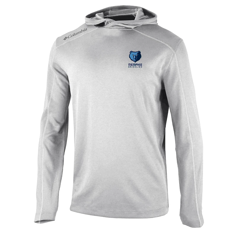 Men's Columbia  Gray Memphis Grizzlies Shotgun Pullover Hoodie