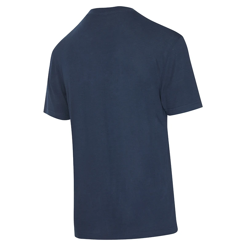 Ensemble de nuit pour homme Concepts Sport bleu marine/gris Memphis Grizzlies Vector avec haut et pantalon en flanelle