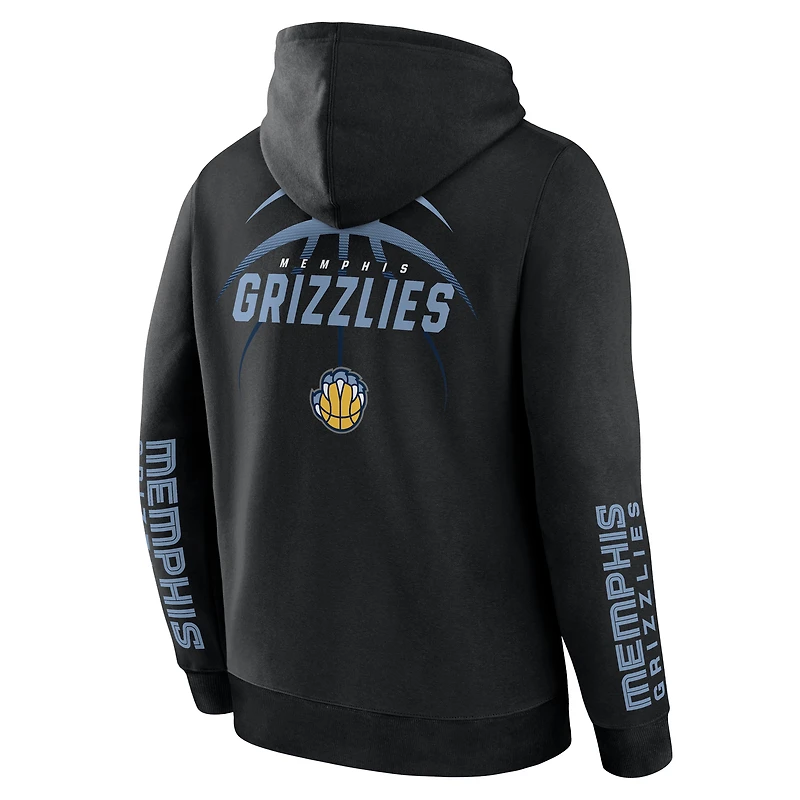 Sweat à capuche noir fanatiques pour hommes Memphis Grizzlies Legacy Guard