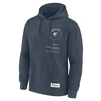Men's Fanatics Blue Memphis Grizzlies Future Ground Info Elements Premium Pullover Hoodie