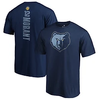 Men's Fanatics Ja Morant Navy Memphis Grizzlies 2019 NBA Draft Playmaker Name & Number T-Shirt