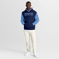 Men's Fanatics  Navy/Blue Memphis Grizzlies Half Court Shot Clock Fastbreak Hoodie