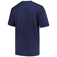 Ensemble t-shirt à manches courtes et longues Fanatics pour hommes bleu marine/bleu clair Memphis Grizzlies Big & Tall