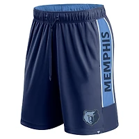 Men's Fanatics Navy Memphis Grizzlies Game Winner Defender Shorts