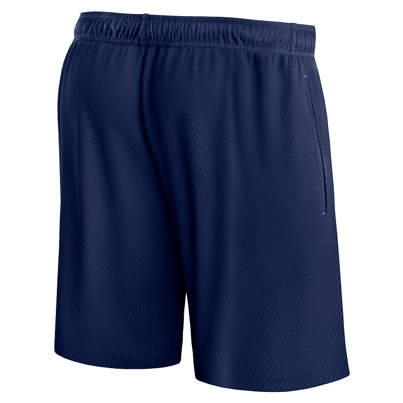 Men's Fanatics Navy Memphis Grizzlies Post Up Mesh Shorts