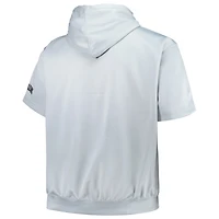 Men's Fanatics Silver Memphis Grizzlies Big & Tall Logo Pullover Hoodie