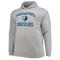 Sweat à capuche gris chiné Memphis Grizzlies Big & Tall Heart Soul pour homme