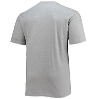 Men's Heathered Gray Memphis Grizzlies Big & Tall Heart Soul T-Shirt