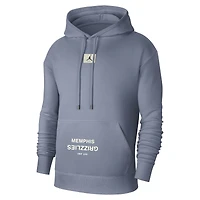 Sweat à capuche Jordan Brand gris Memphis Grizzlies Courtside Statement Edition pour homme
