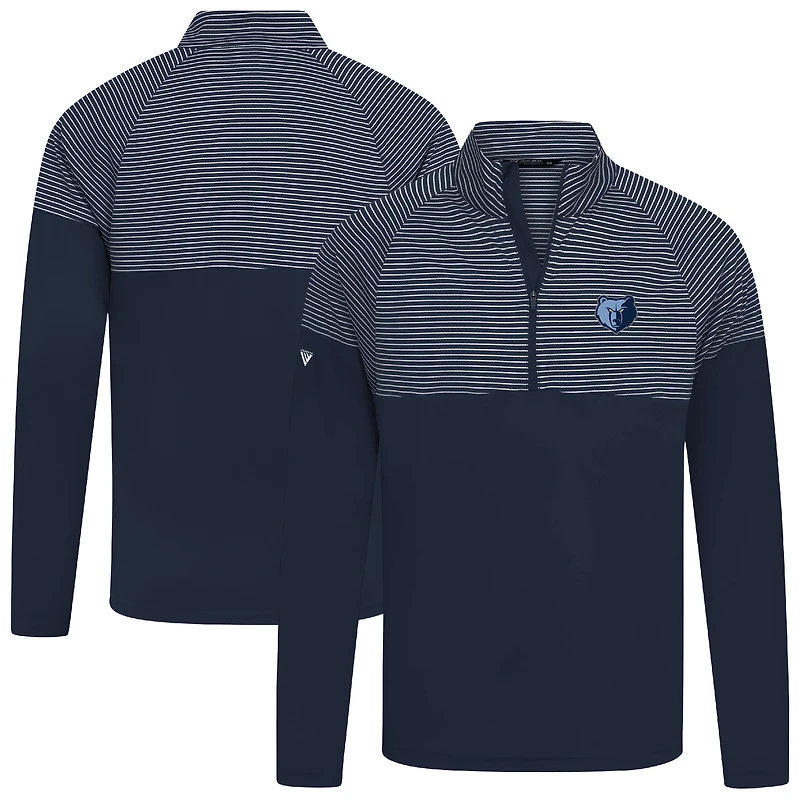 Haut à glissière quart de tour bleu marine Memphis Grizzlies pour homme