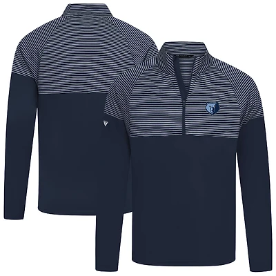 Haut à glissière quart de tour bleu marine Memphis Grizzlies pour homme