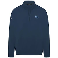 Pull Murray à quart de zip bleu marine pour homme Levelwear Memphis Grizzlies