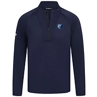 Haut à fermeture éclair quart de tour pour homme, bleu marine, des Memphis Grizzlies
