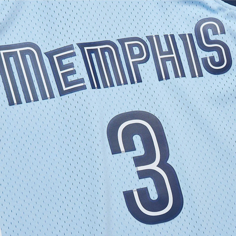 Maillot Swingman Mitchell & Ness Allen Iverson Memphis Grizzlies 2009/10 Hardwood Classics bleu clair pour hommes