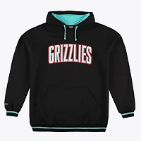 Men's Mitchell & Ness Black Memphis Grizzlies Hardwood Classics Big Tall Hoodie