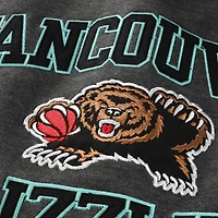 Men's Mitchell & Ness Heather Charcoal Memphis Grizzlies Hardwood Classics Big Tall Crewneck Sweatshirt